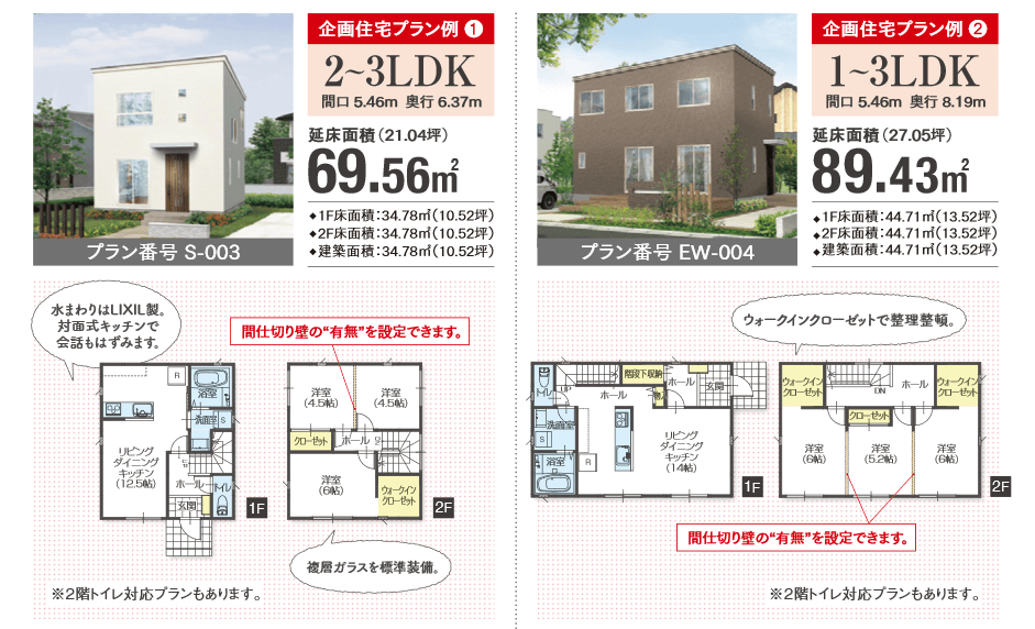 タマホームの規格住宅プラン「シフクのいえ」