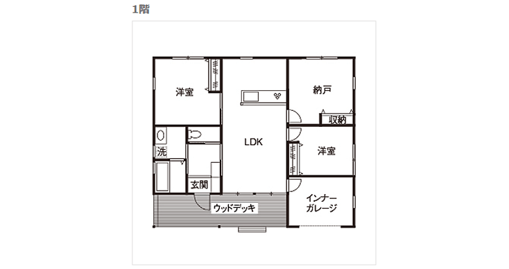 【ヒロ建工】ローコスト住宅の間取り事例