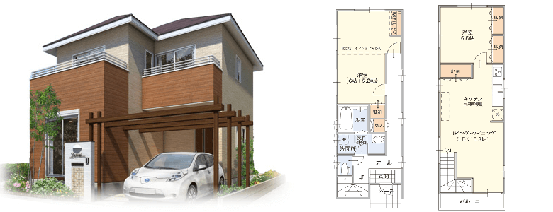 はなまるハウス「25坪 2LDK～3LDK」