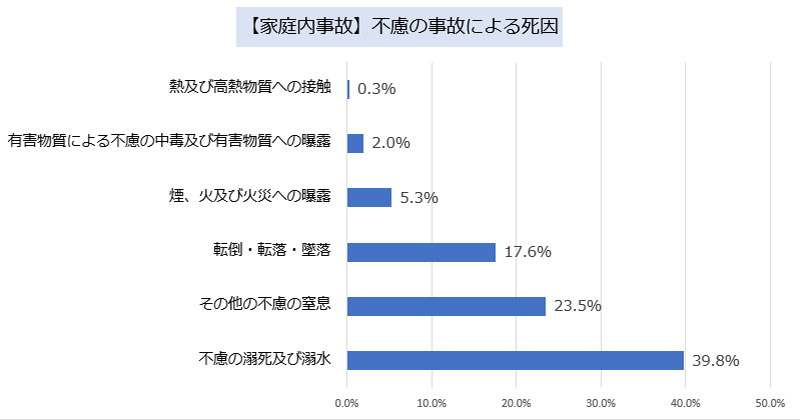 【家庭内事故】不慮の事故による死因